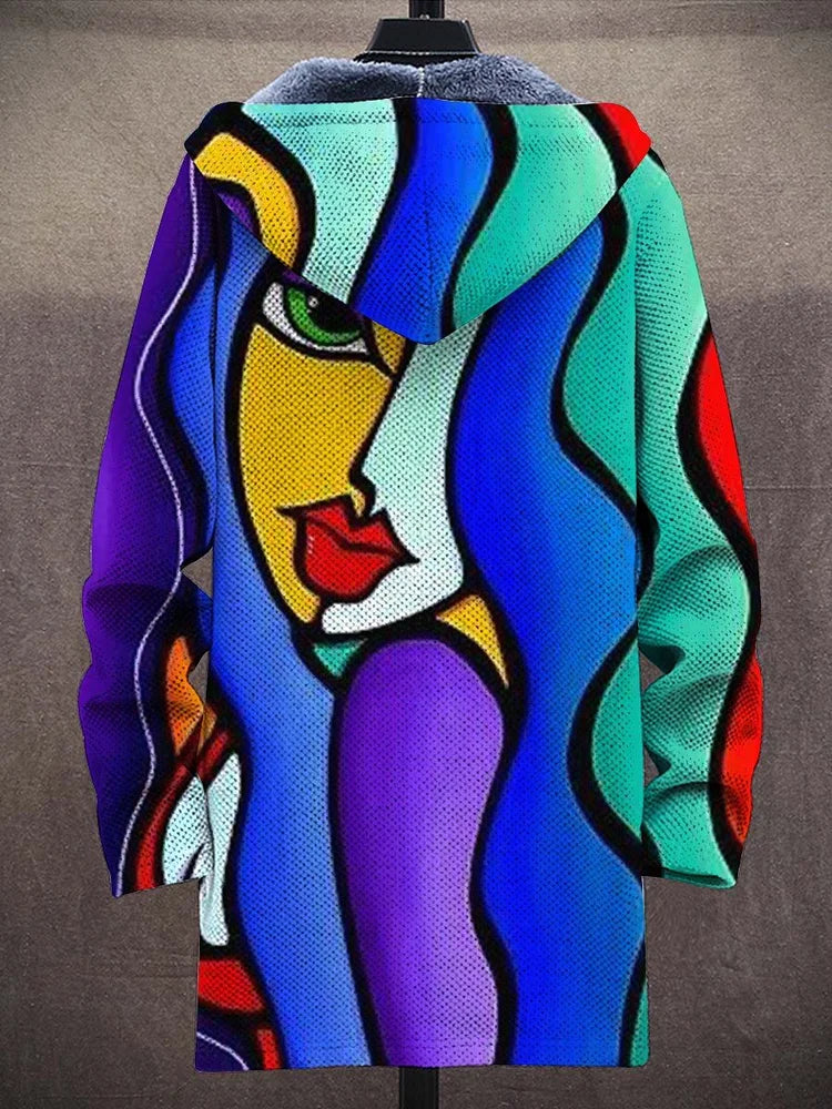 Allira | Luxuriöser, kunstinspirierter Cardigan
