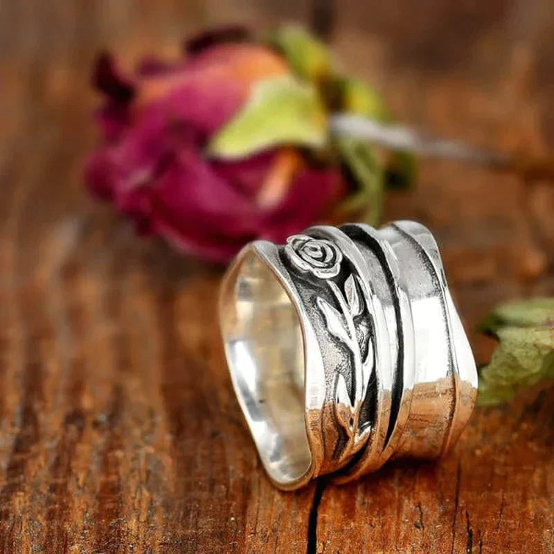 Blossom - Vintage Zilveren Ring