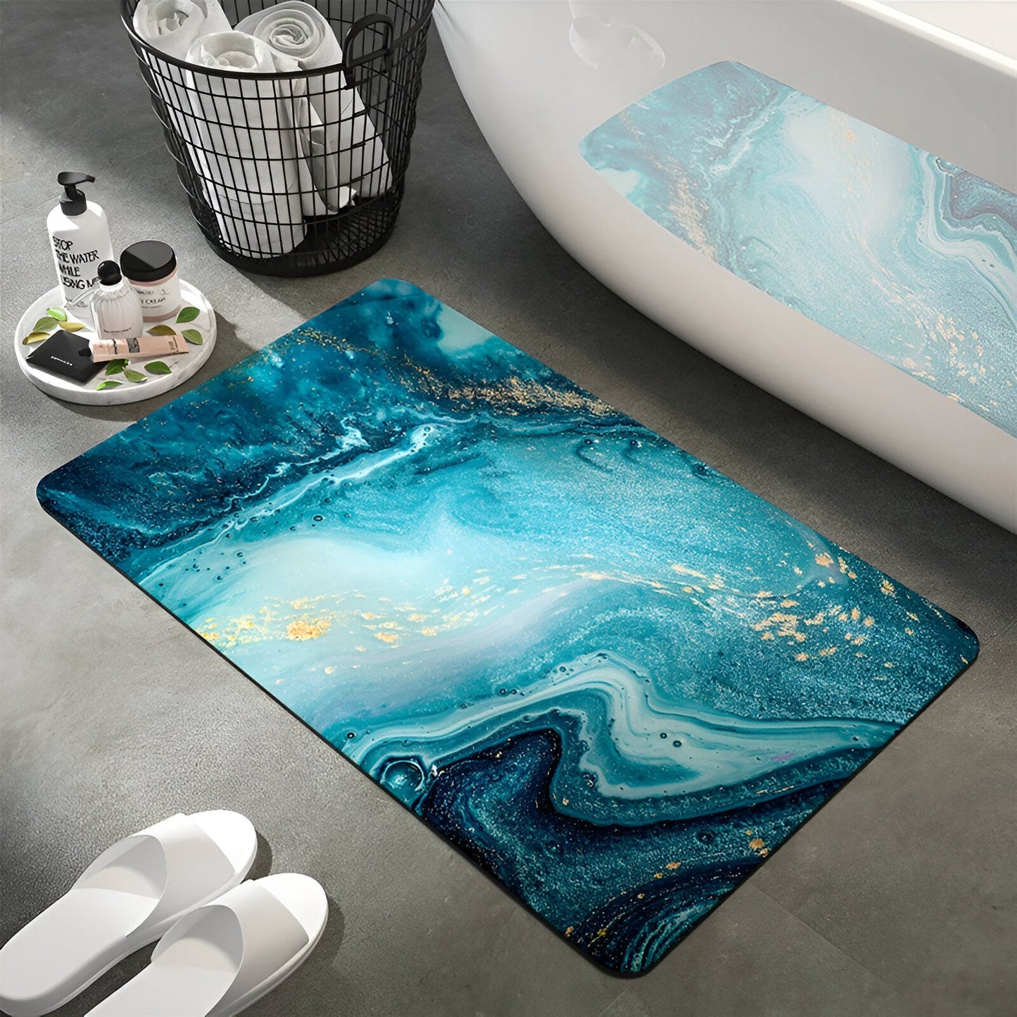 LuxeGold Stenen Badmat