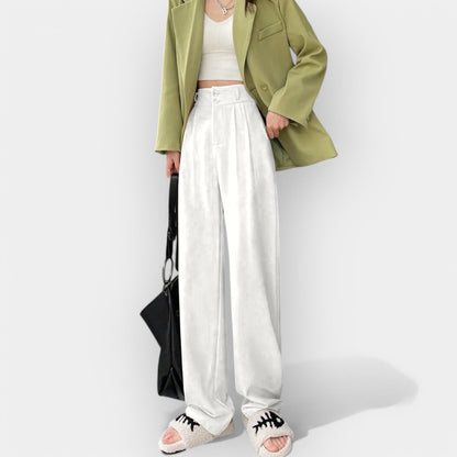 Wijde broek in Koreaanse stijl