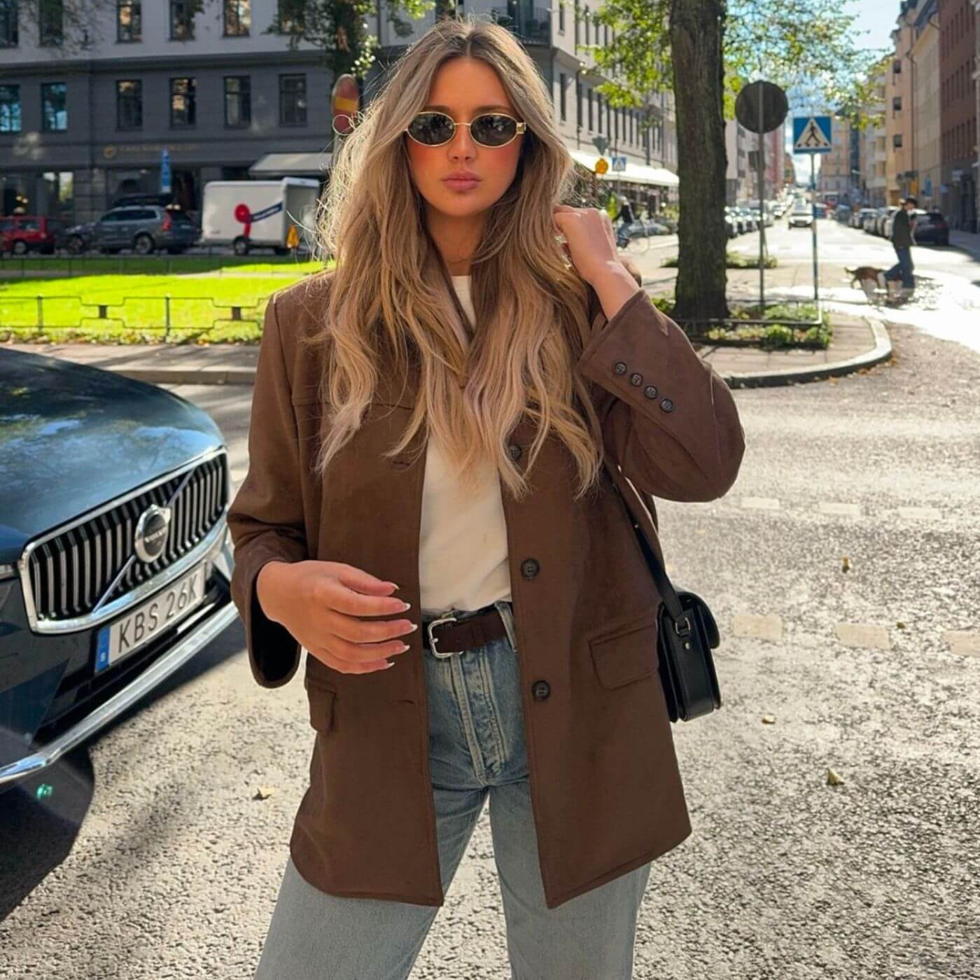 Jimena™ – Suede Blazer for Confident Everyday Elegance