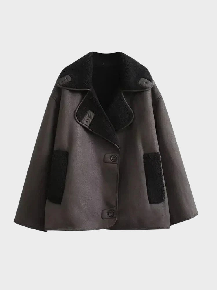 STINE | STILVOLLE LEDERJACKE MIT FELLFUTTER