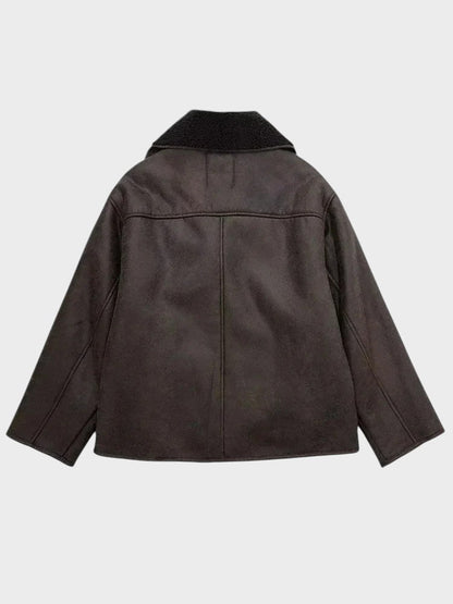 STINE | STILVOLLE LEDERJACKE MIT FELLFUTTER