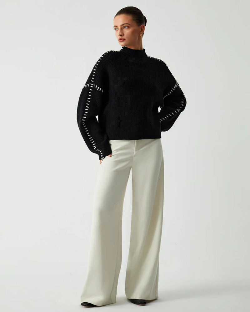 Elara™ | Klassischer Strickpullover