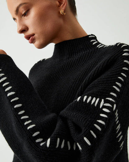 Elara™ | Klassischer Strickpullover
