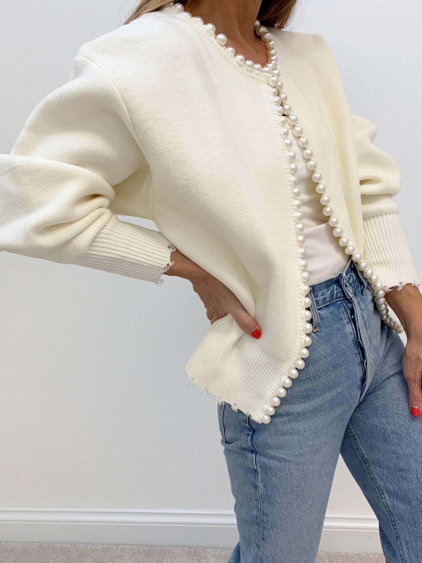 Olivia - Chique Parel Cardigan