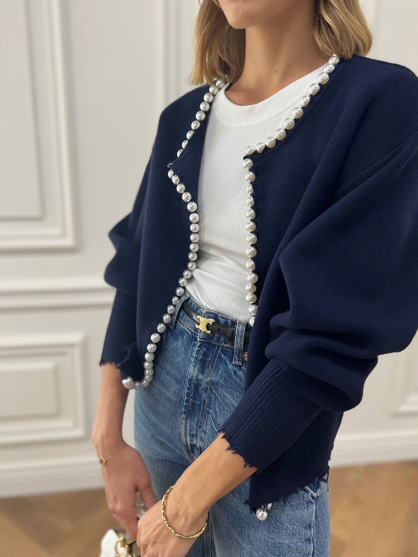 Olivia - Chique Parel Cardigan