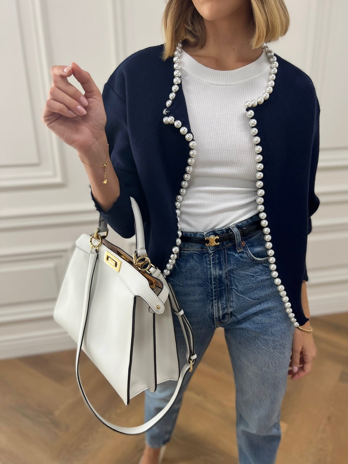Olivia - Chique Parel Cardigan