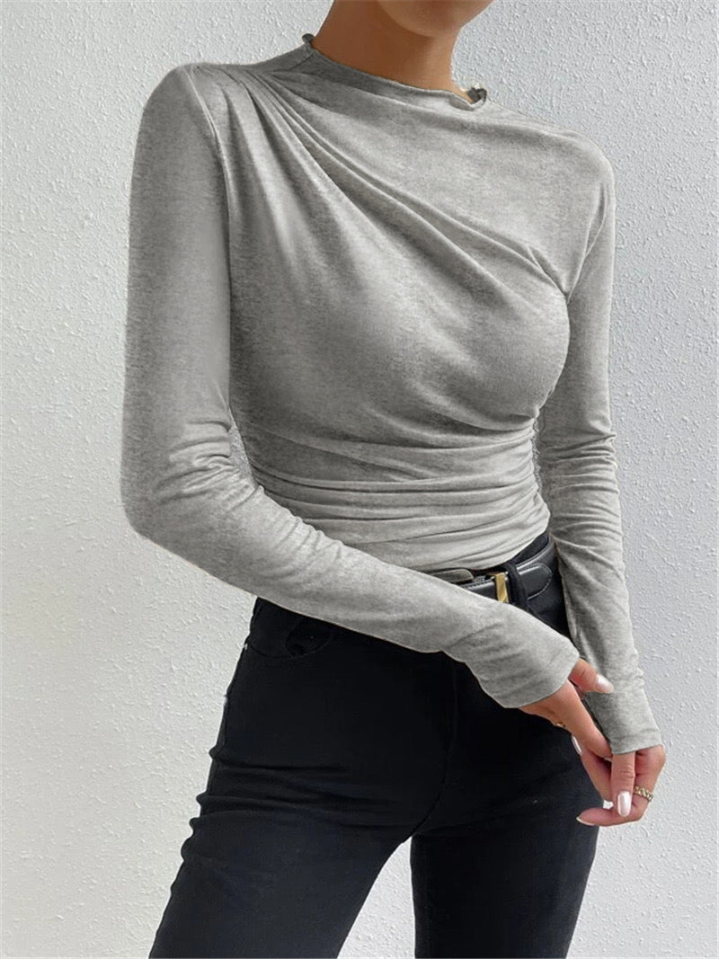 Longsleeve met ruches