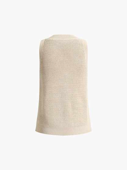 Emma Knit Tank Top™ – Leichtes Strick-Top mit Hohldesign für mühelosen Stil