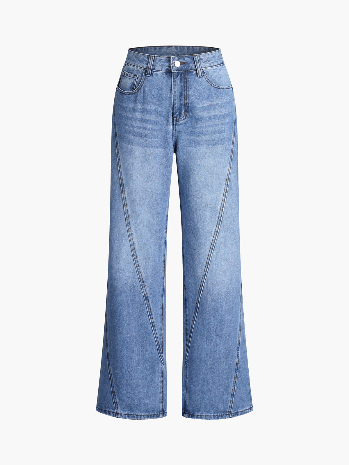 Vintage jeans met rechte pijpen