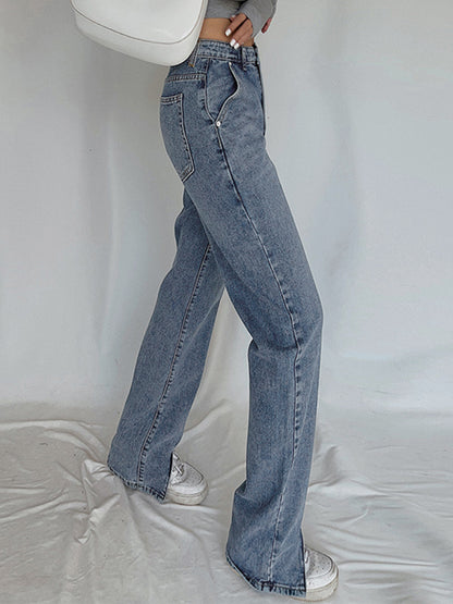 Klassische Jeans mit geradem Bein