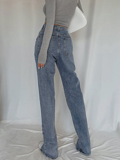 Klassische Jeans mit geradem Bein