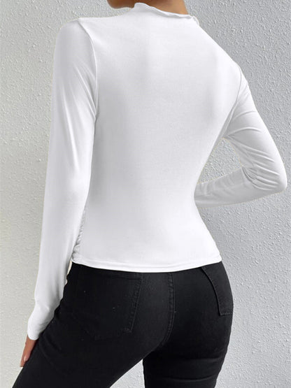 Longsleeve met ruches