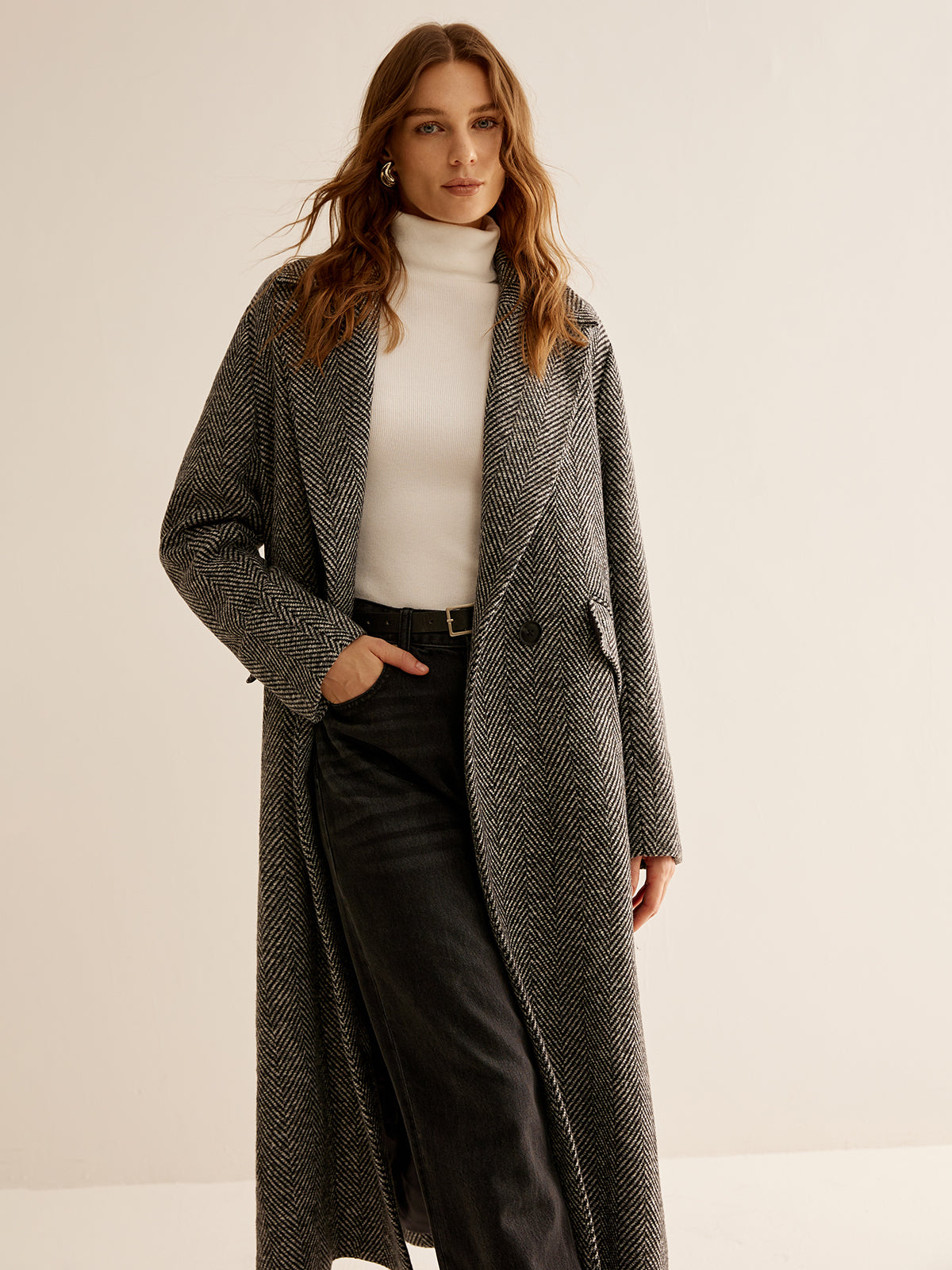 Essentiële Veelzijdige Lange Trenchcoat