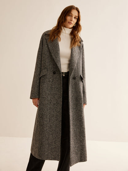 Essentiële Veelzijdige Lange Trenchcoat