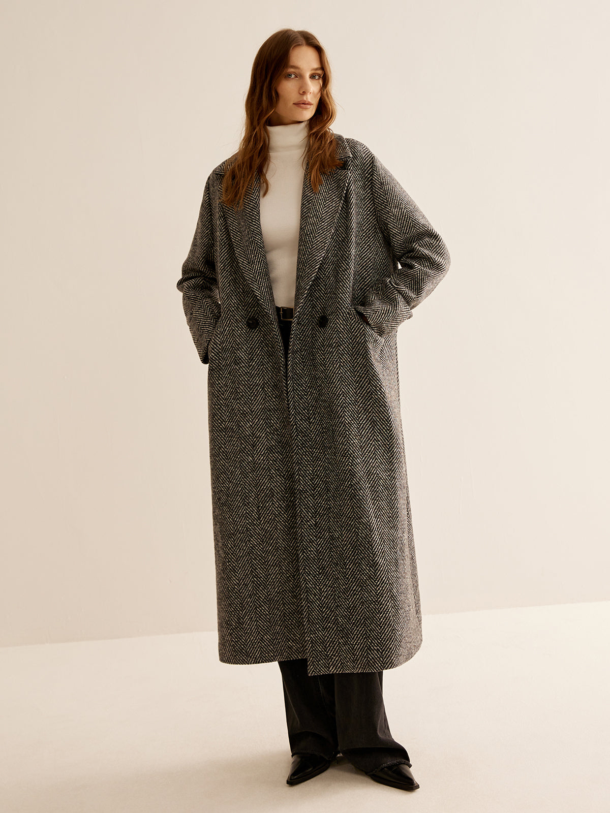 Essentiële Veelzijdige Lange Trenchcoat