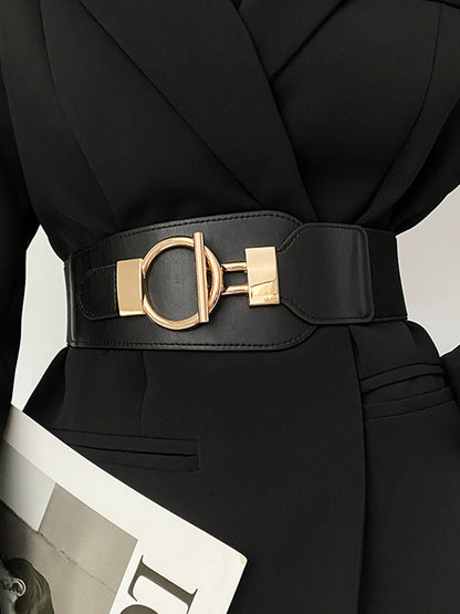 Metalen Lariat Elastische Brede Riem