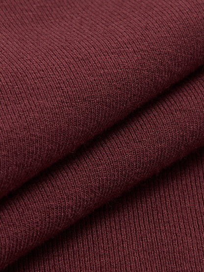 T-Shirt mit überkreuztem Kragen, Falten und Taillierung
