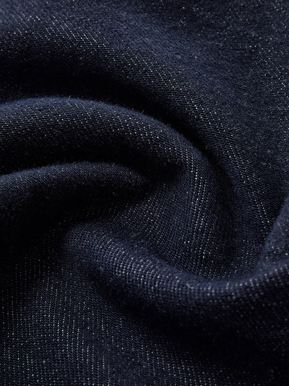 Weit geschnittene Denim-Jeans
