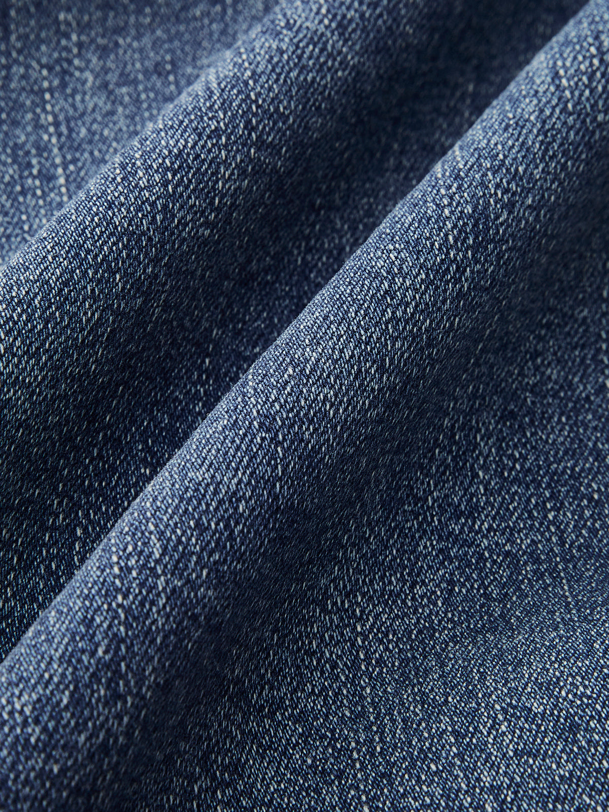 Mittelhohe Bootcut-Denim-Jeans ohne Gürtel