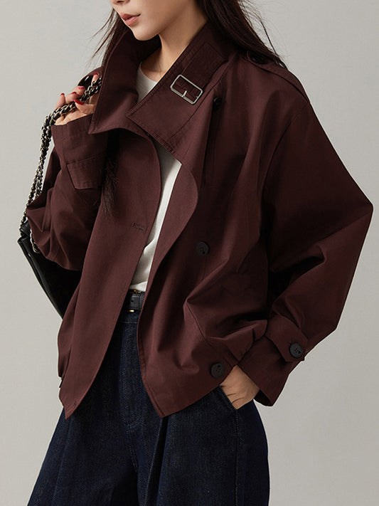 Vintage Trenchcoat mit lockerer Passform