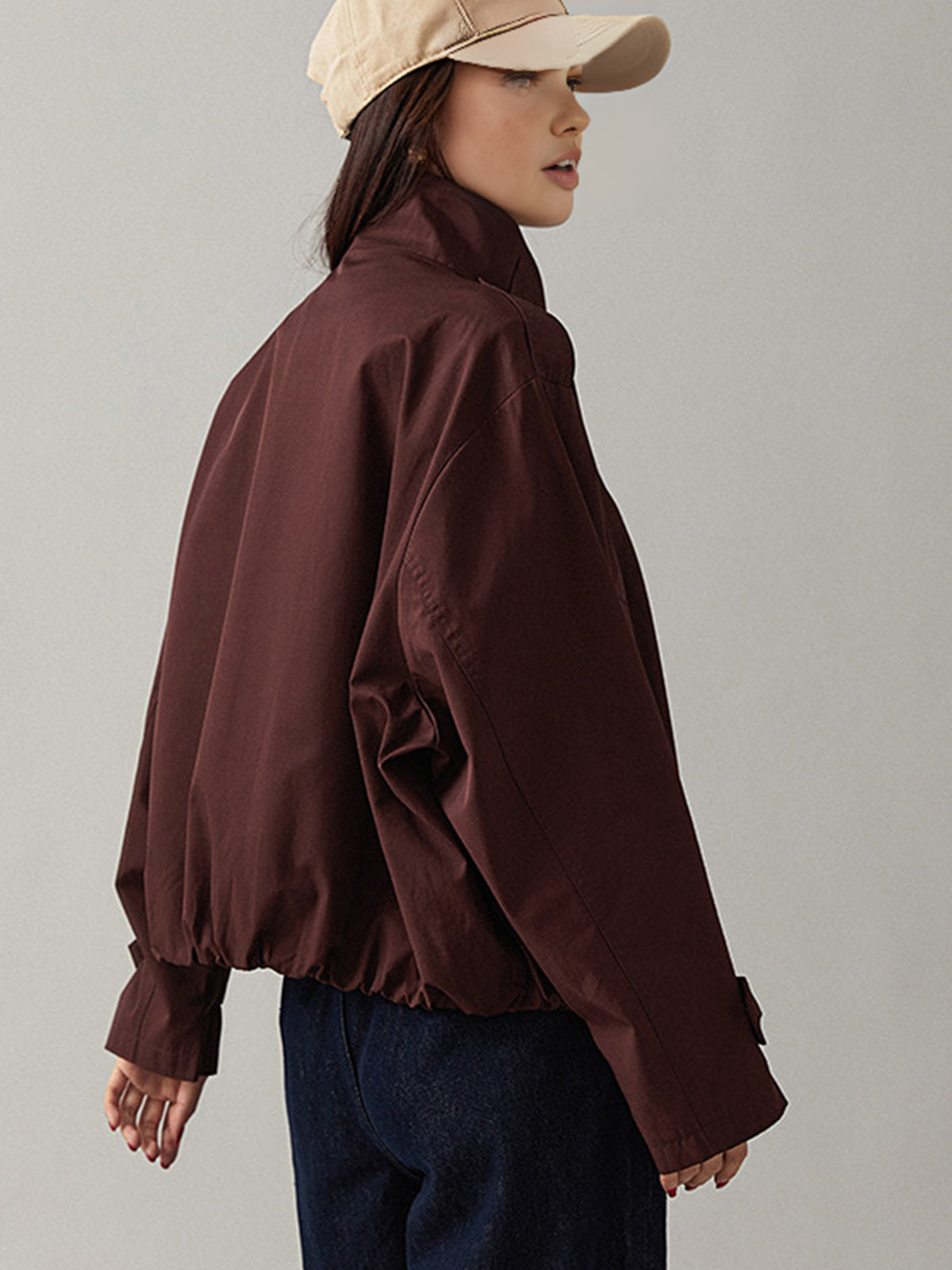 Vintage trenchcoat met een losse pasvorm
