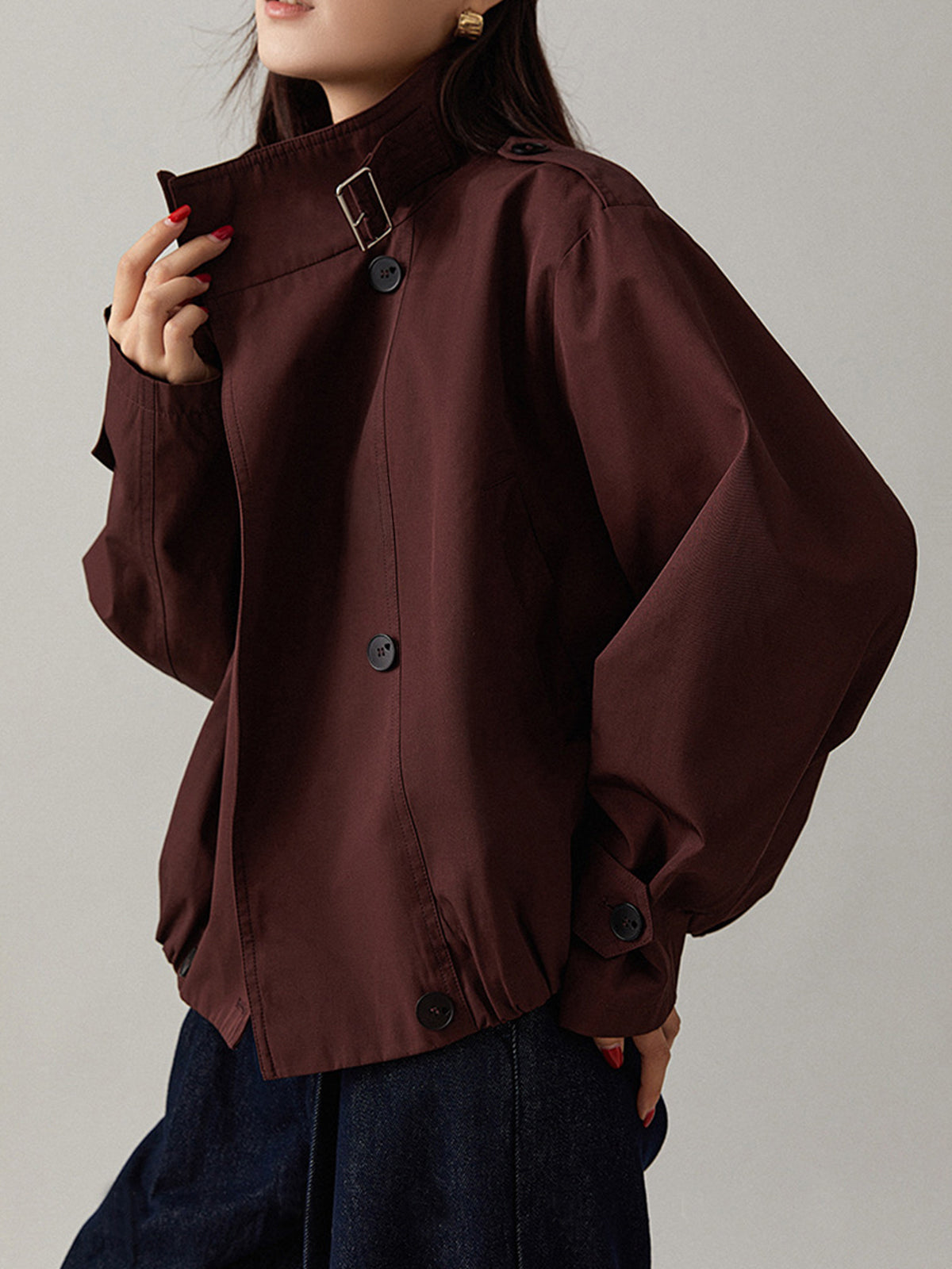 Vintage trenchcoat met een losse pasvorm