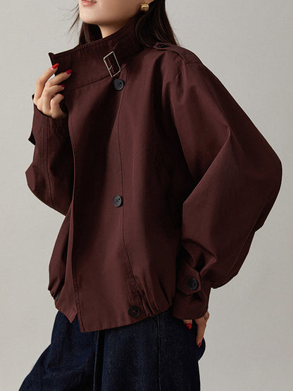 Vintage trenchcoat met een losse pasvorm