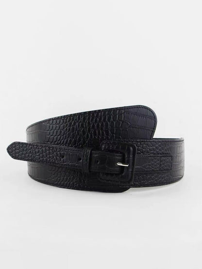 Snake-print riem