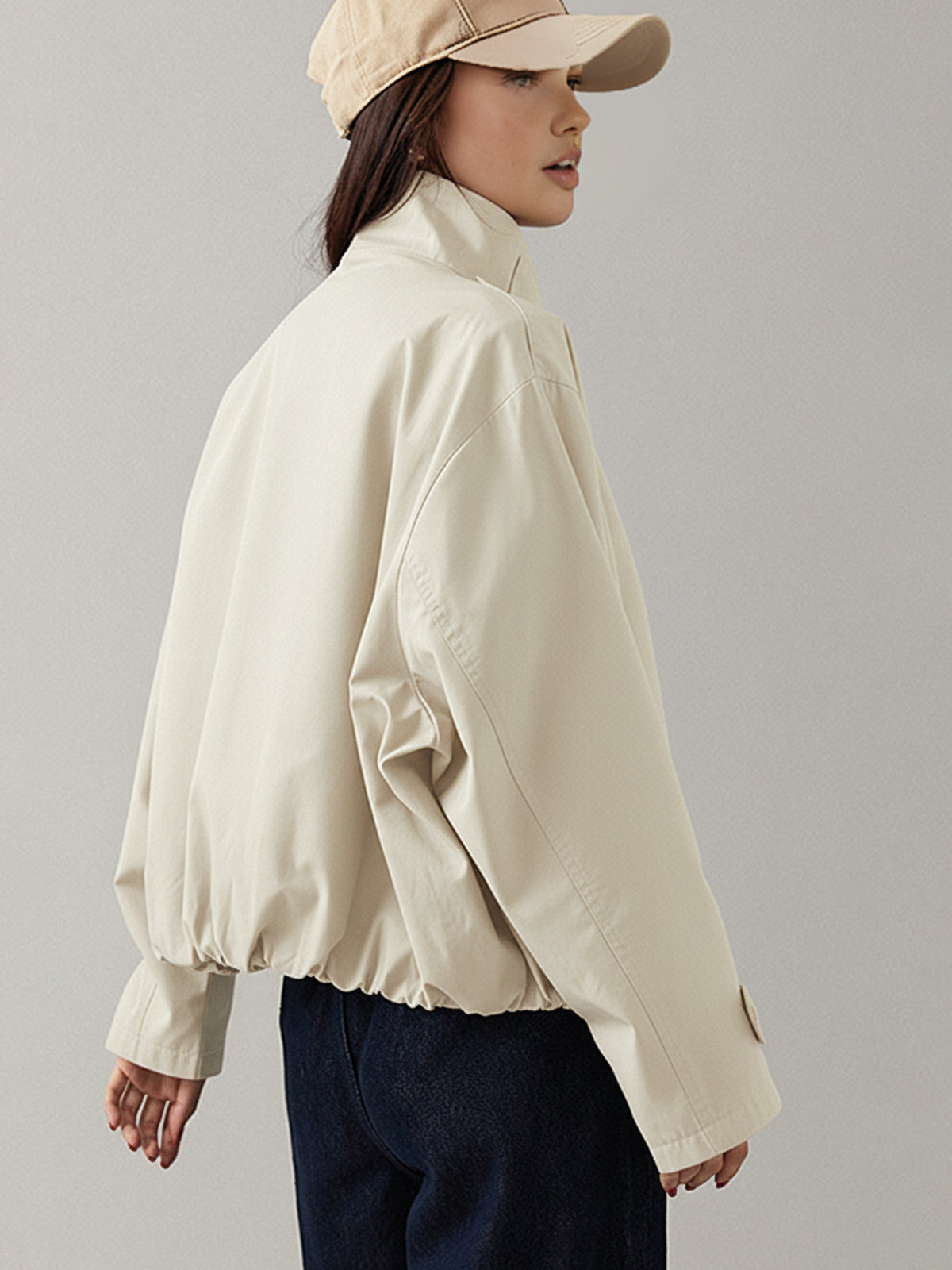 Vintage trenchcoat met een losse pasvorm