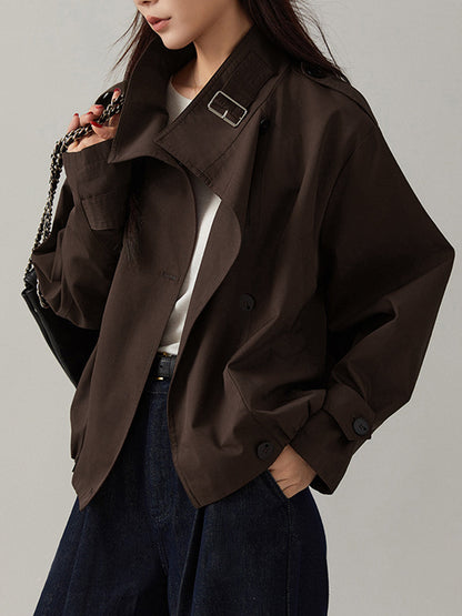 Vintage trenchcoat met een losse pasvorm