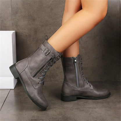 Erica Toe Side Zipper Orthopädische Stiefel