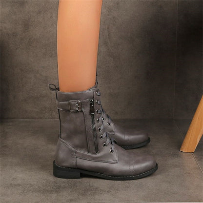 Erica Toe Side Zipper Orthopädische Stiefel