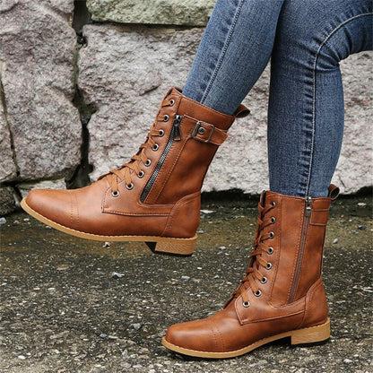 Erica Toe Side Zipper Orthopädische Stiefel