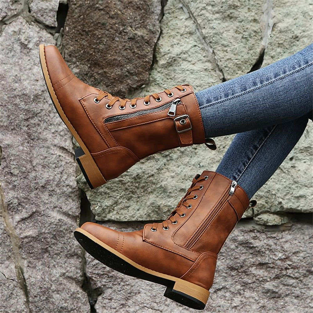 Erica Toe Side Zipper Orthopädische Stiefel