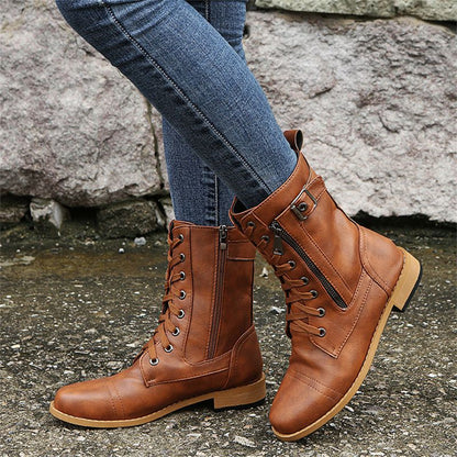 Erica Toe Side Zipper Orthopädische Stiefel