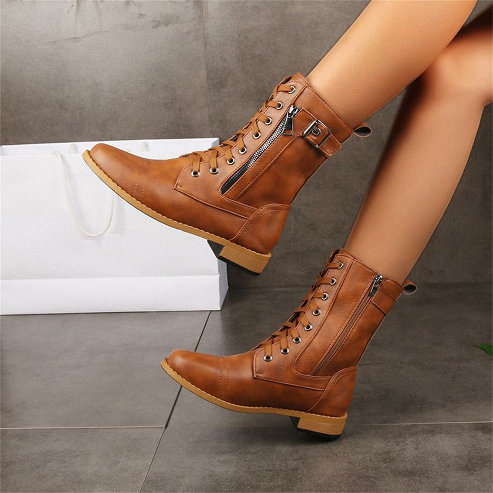 Erica Toe Side Zipper Orthopädische Stiefel
