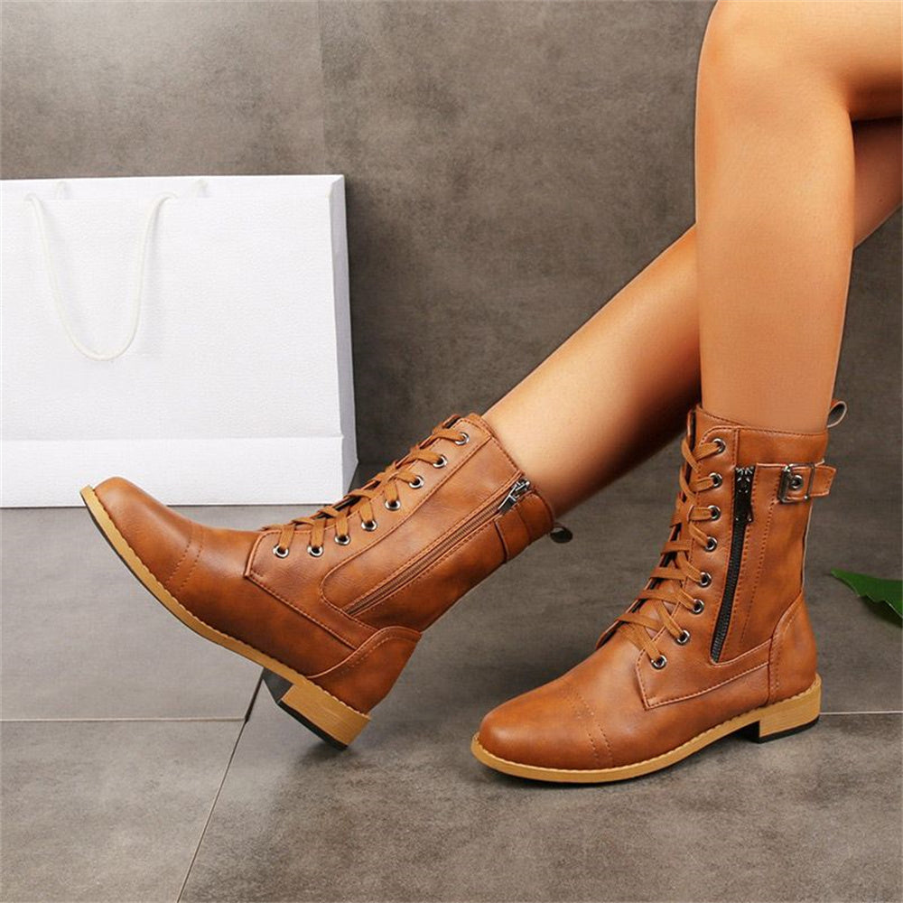 Erica Toe Side Zipper Orthopädische Stiefel