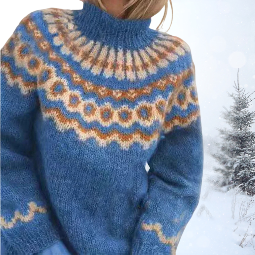Esther - Rollkragen Strickpullover