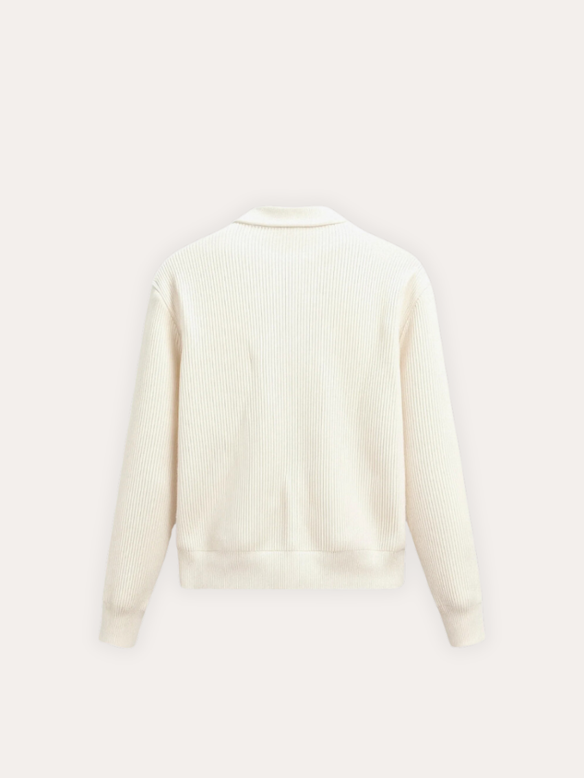 Gebreid vest met rits