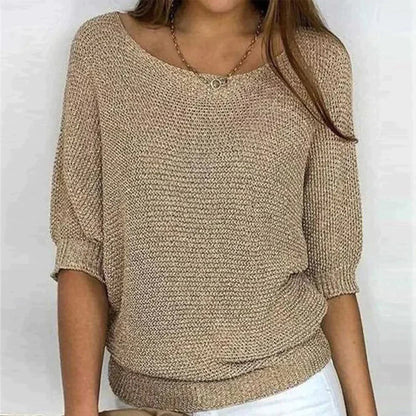 THARAH | Top - Elegant - Gebreid patroon / Veelzijdig design - Geschikt voor dagelijks gebruik voor dames