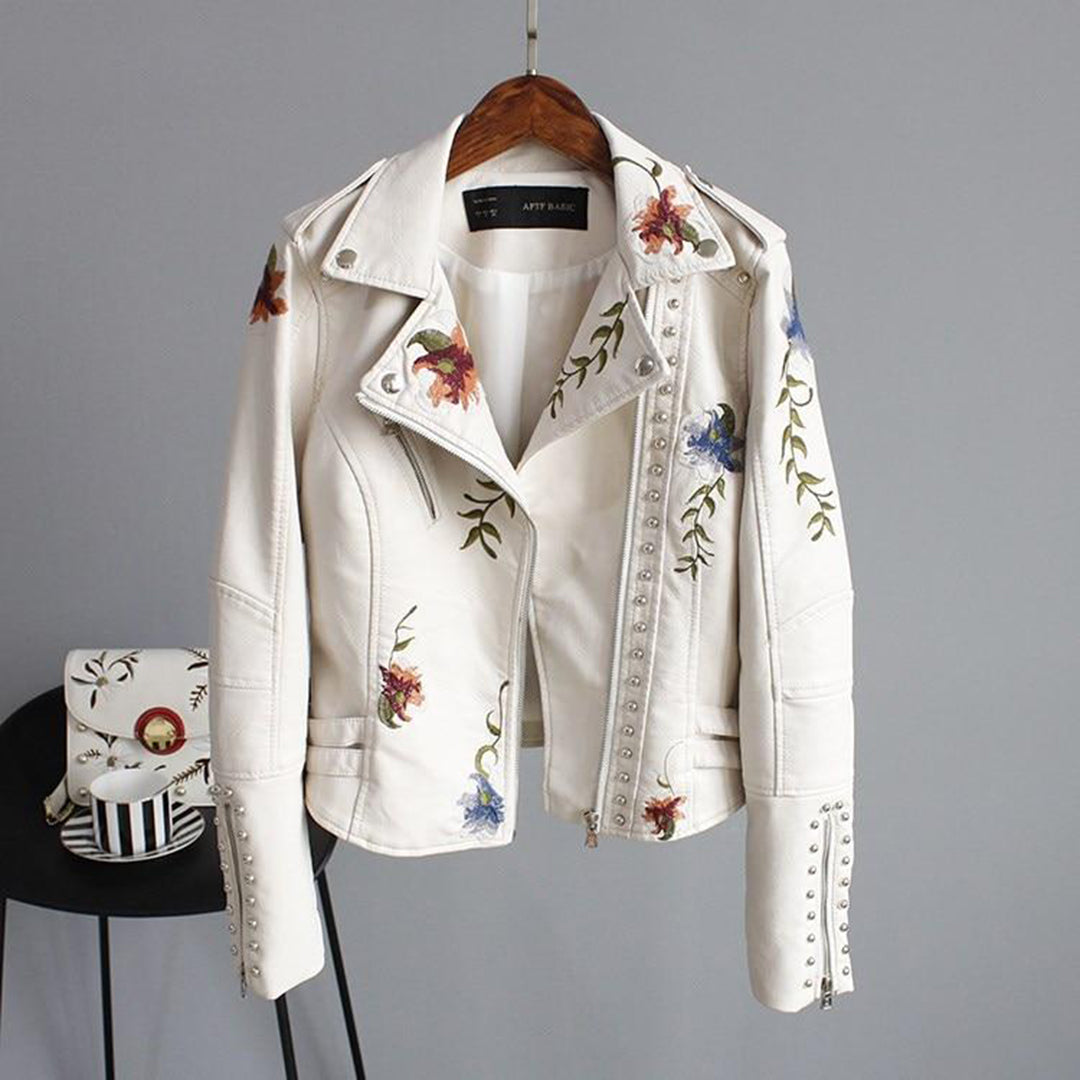 ALISON - Damesjack met bloemen