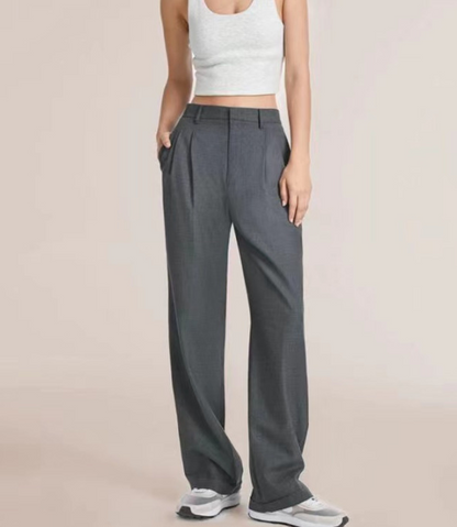Rosea elegante getailleerde zwarte broek