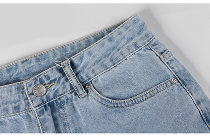 Rosea High-Waist Jeans mit Rissen