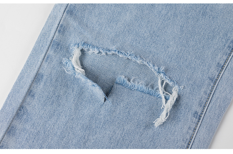 Rosea High-Waist Jeans mit Rissen