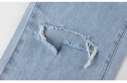 Rosea High-Waist Jeans mit Rissen