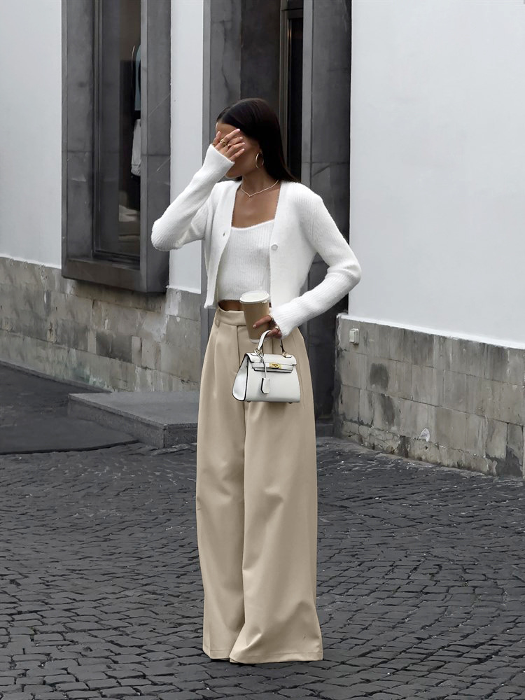 Rosea Maßgeschneiderte Hose mit weitem Bein