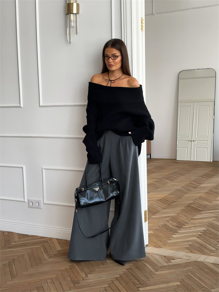 Rosea Maßgeschneiderte Hose mit weitem Bein
