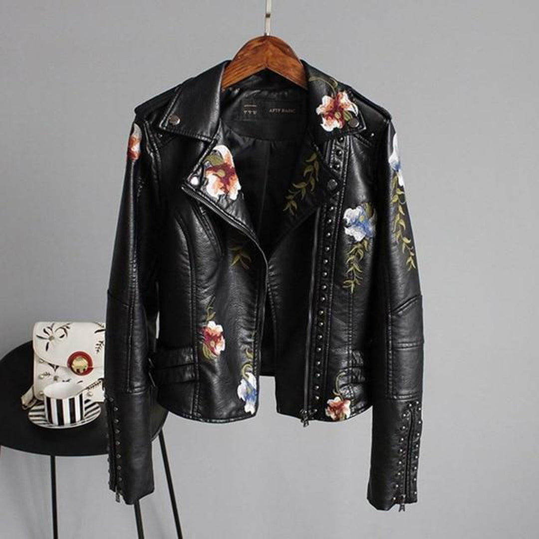 ALISON - Damesjack met bloemen